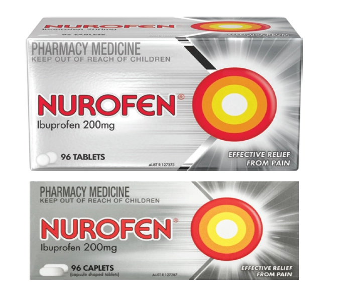 Nurofen 200mg 96 Tablets or Caplets