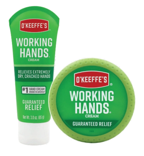 O’Keeffe’s Working Hand Tube 85g or Jar 76g