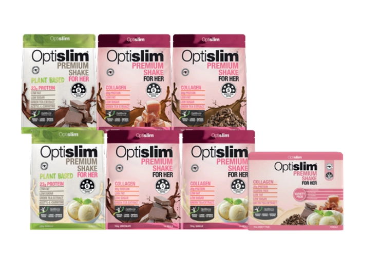 Optislim For Her Plant Based or Premium Shake Range