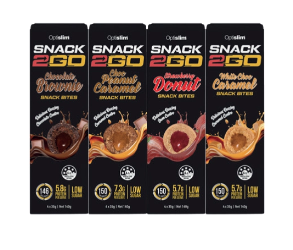 Optislim Snack2Go Bites 4X35g Assorted Variants