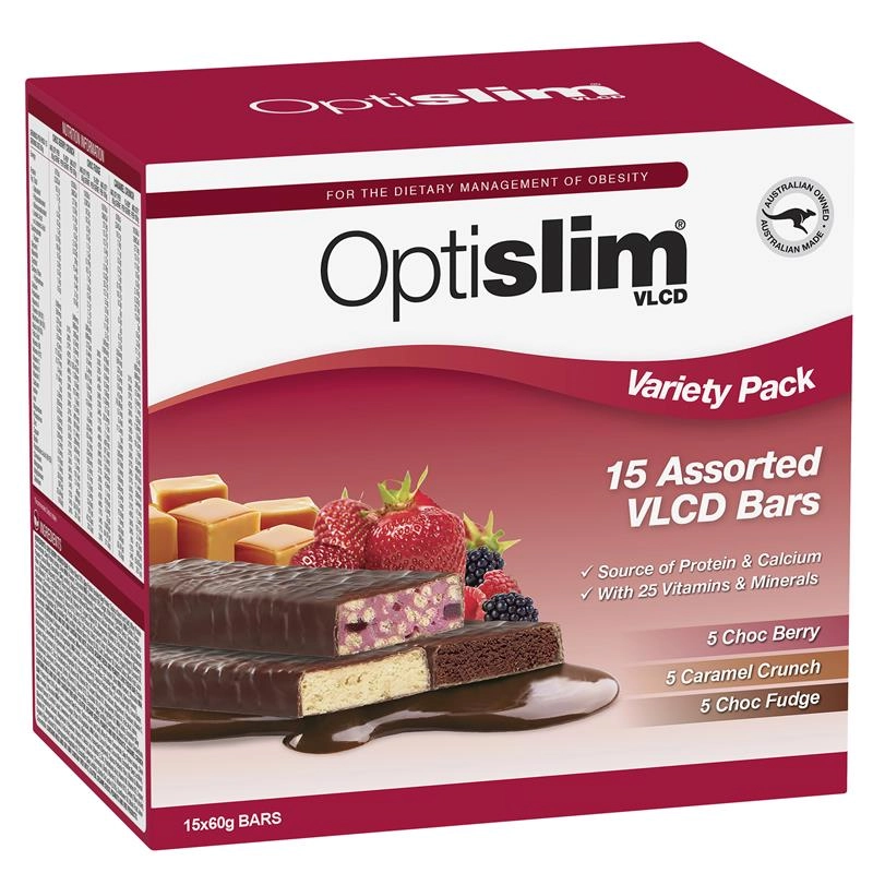 Optislim VLCD Bars Variety 60g 15 Pack