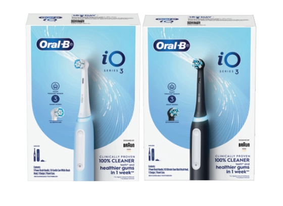 Oral B Power Toothbrush iO 3 Series Selected Range