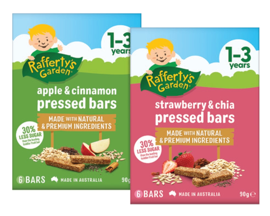 Rafferty’s Garden Pressed Bars 1-3 Years Toddler Snacks Assorted Variants