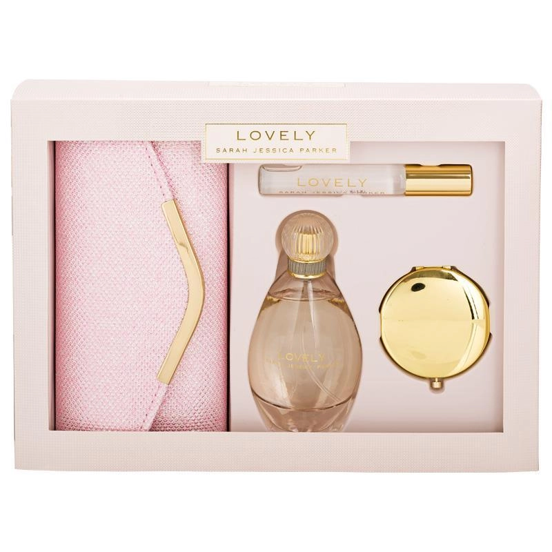 Sarah Jessica Parker Lovely 100ml EDP 4 Piece Set