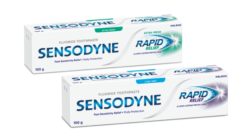 Sensodyne Toothpaste Rapid Relief Extra Fresh or Original 100g