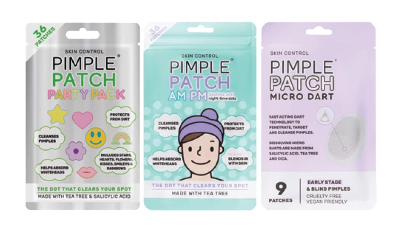 Skin Control Patches Range