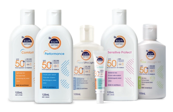 Sunsense SPF 50+ Range