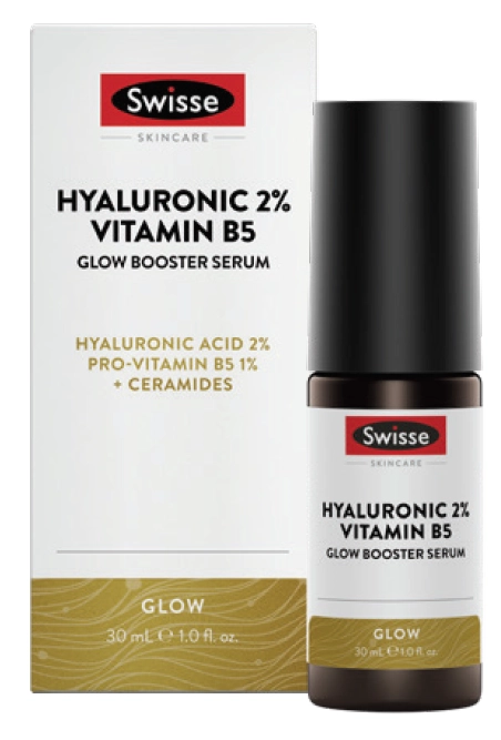 Swisse Beauty Hyaluronic 2% Vitamin B5 Glow Booster Serum 30ml