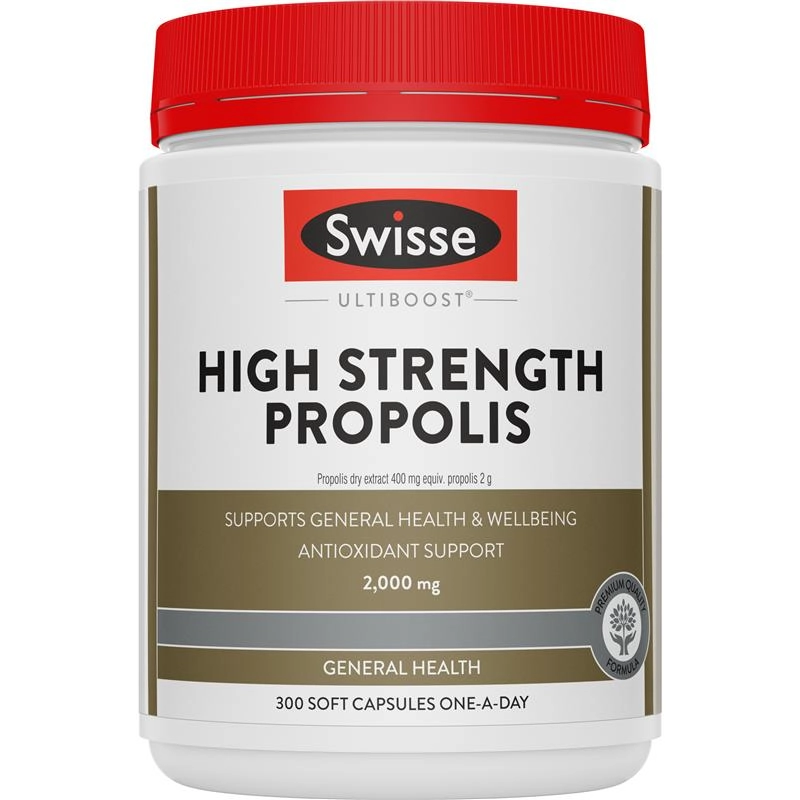 Swisse Ultiboost High Strength Propolis 300 Soft Capsules