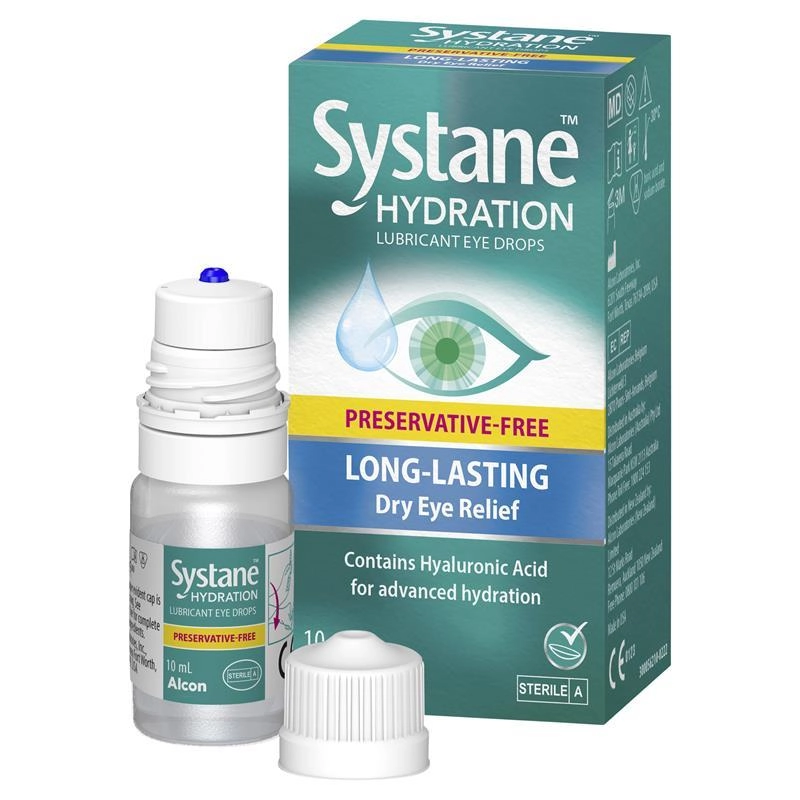 Systane Hydration Preservative-Free Lubricant Eye Drops 10ml