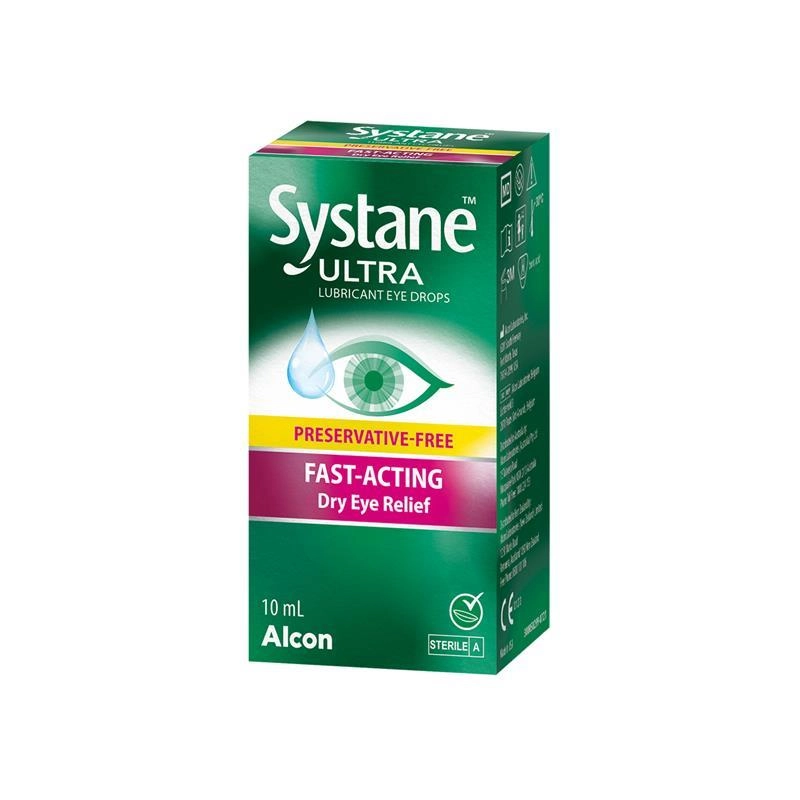 Systane Ultra Preservative-Free Lubricant Eye Drops 10ml