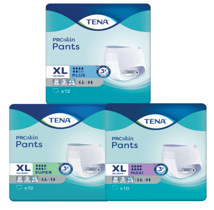 Tena Pants XL Proskin 10-12 Pack Assorted Variants