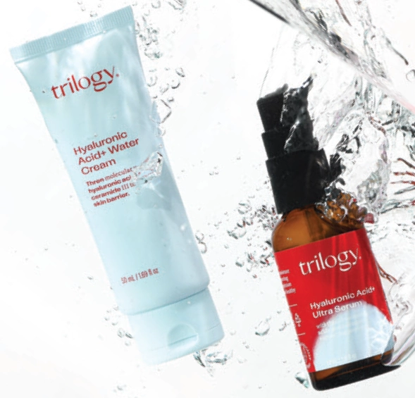 Trilogy Hyaluronic Water Cream 50ml or Ultra Serum 30ml