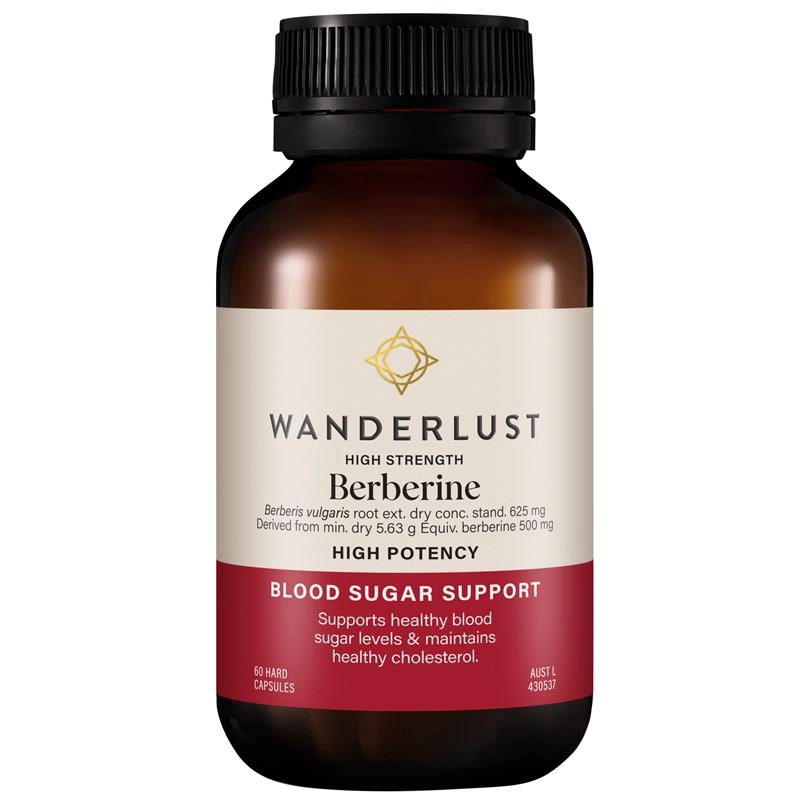 Wanderlust High Strength Berberine 60 Capsules