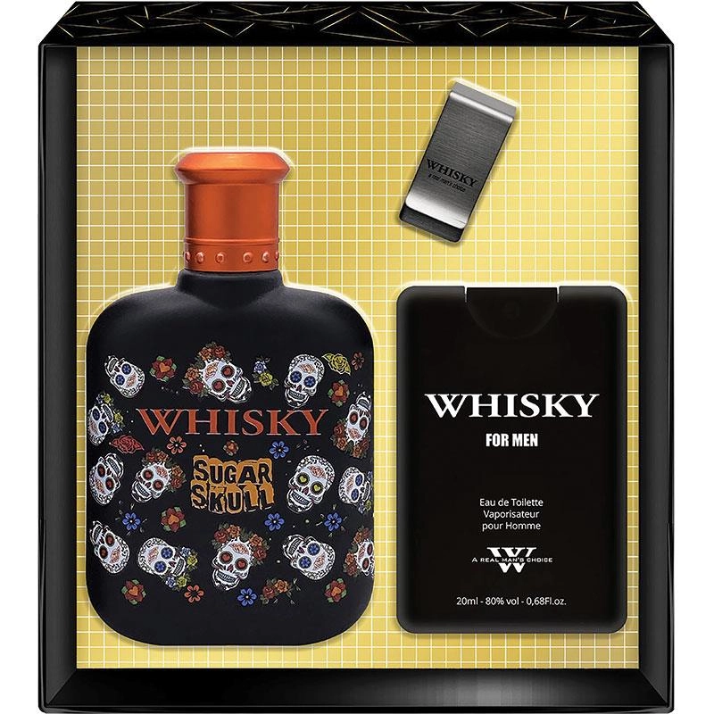 Whisky Sugar Skull 100ml EDT 3 Piece Set