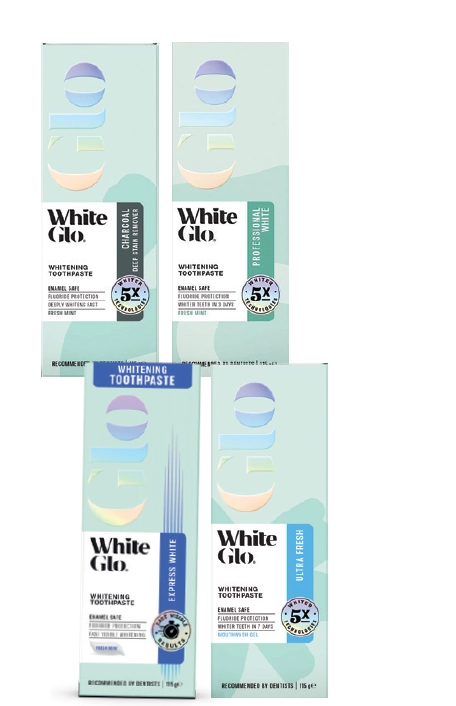 White Glo Toothpaste 115g Assorted Variants