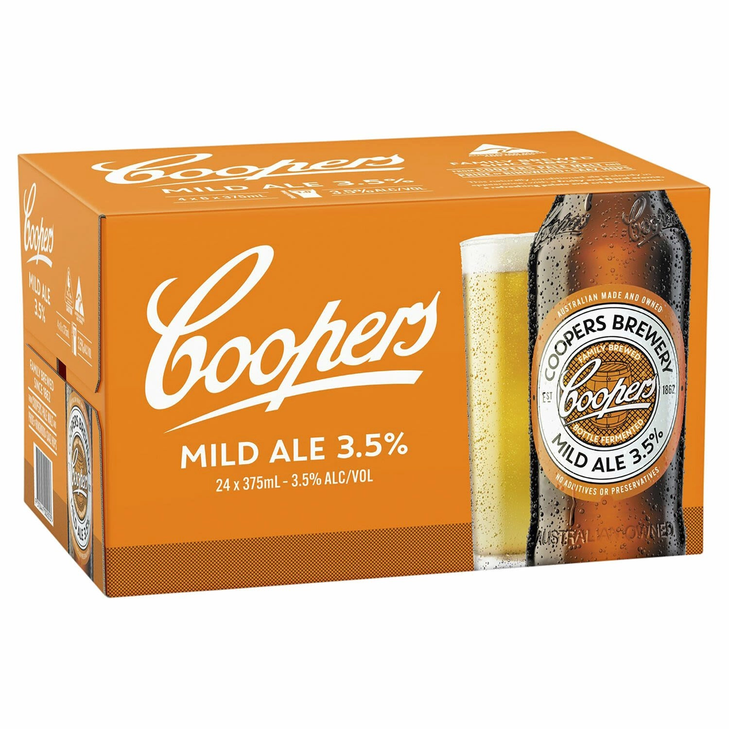 Coopers Mild Ale 3.5% Stubbies 375ml