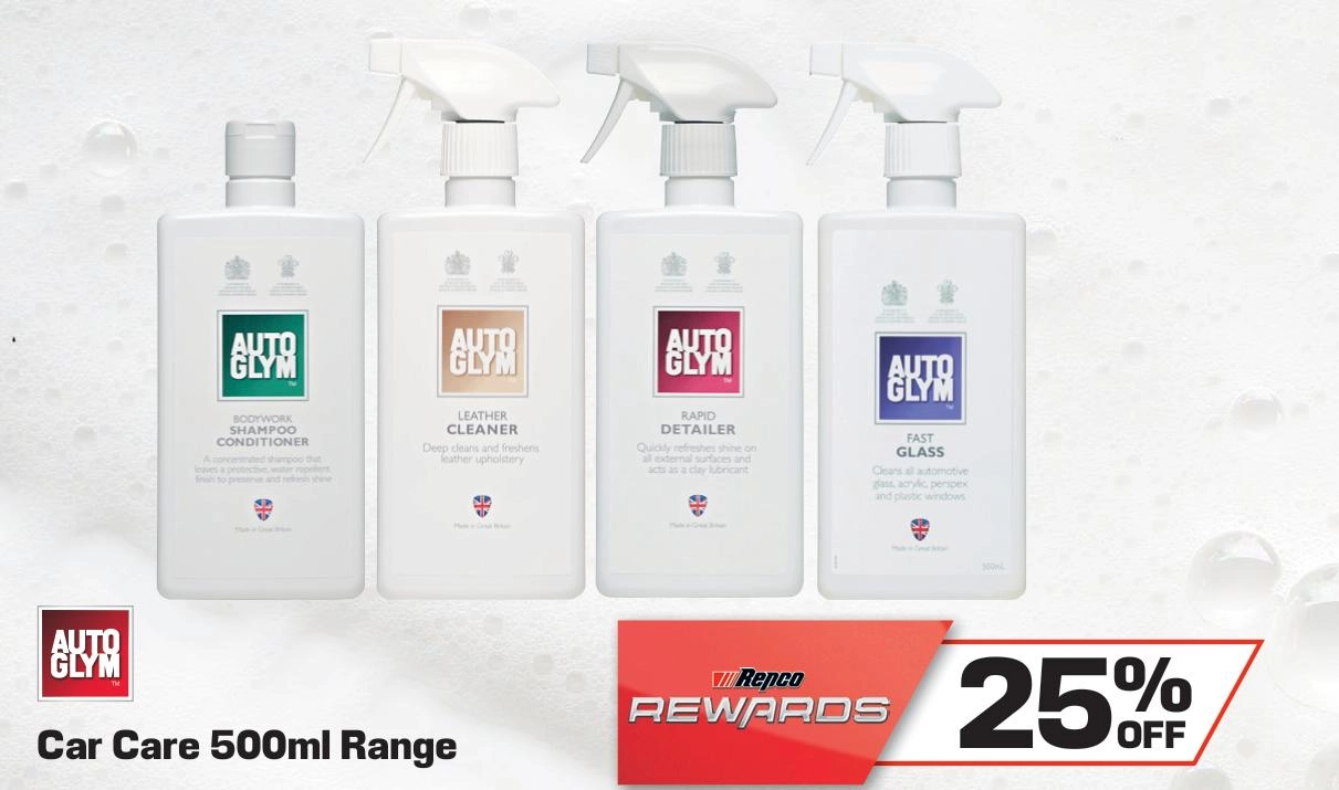 Autoglym Car Care 500ml Range