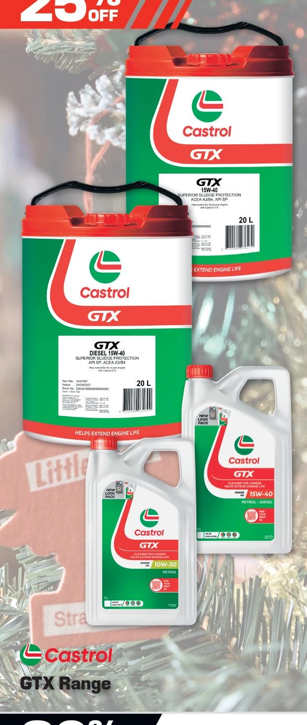 Castrol GTX Range