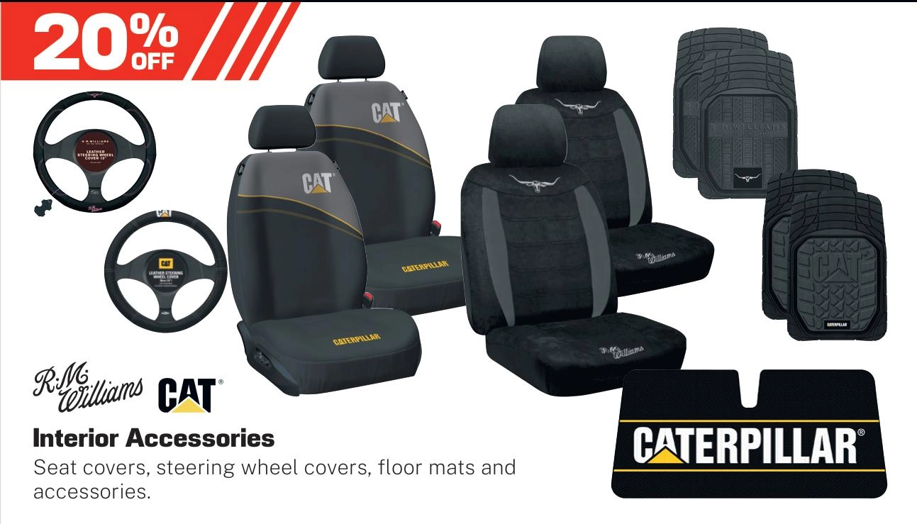 Caterpillar, RM Williams Interior Accessories