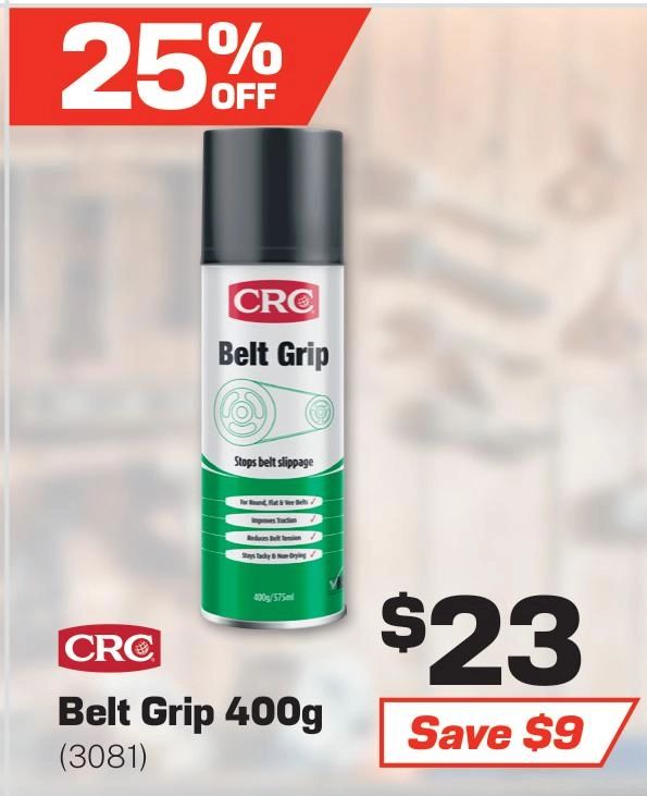 CRC Belt Grip Spray 400g - 3081