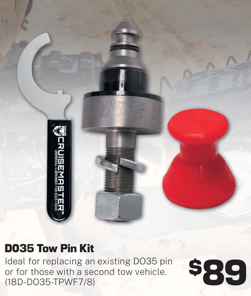 Cruisemaster D035 Tow Pin Kit Standard 7/8In Shank - 18D-DO35-TPWF7/8