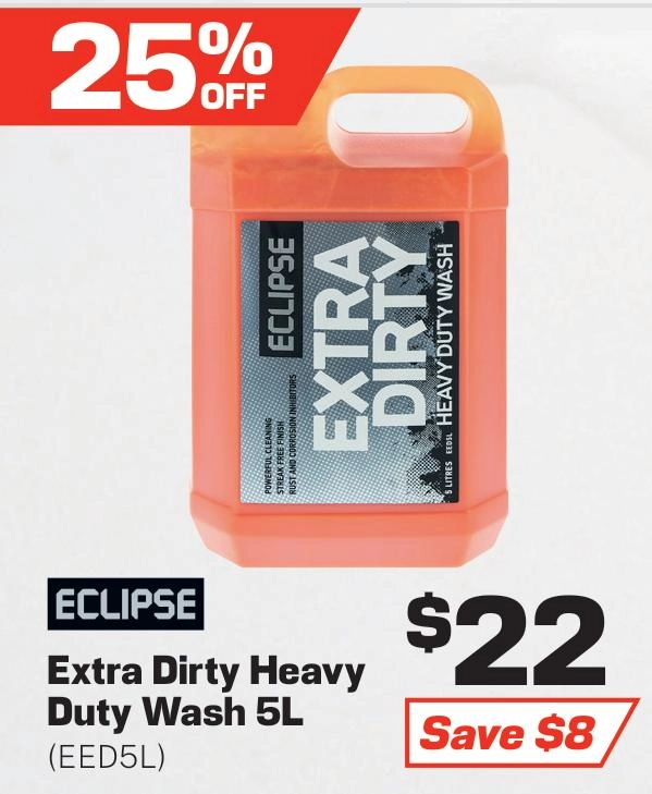 Eclipse Extra Dirty 4WD and Truck Wash 5L