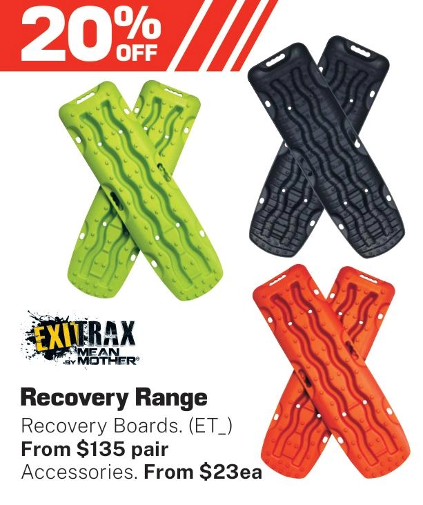 Exitrax Recovery Range