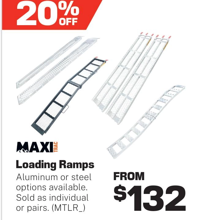 MaxiTrac Loading Ramps