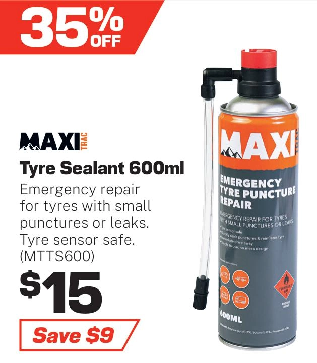 MaxiTrac Tyre Repair Sealant - 600ml