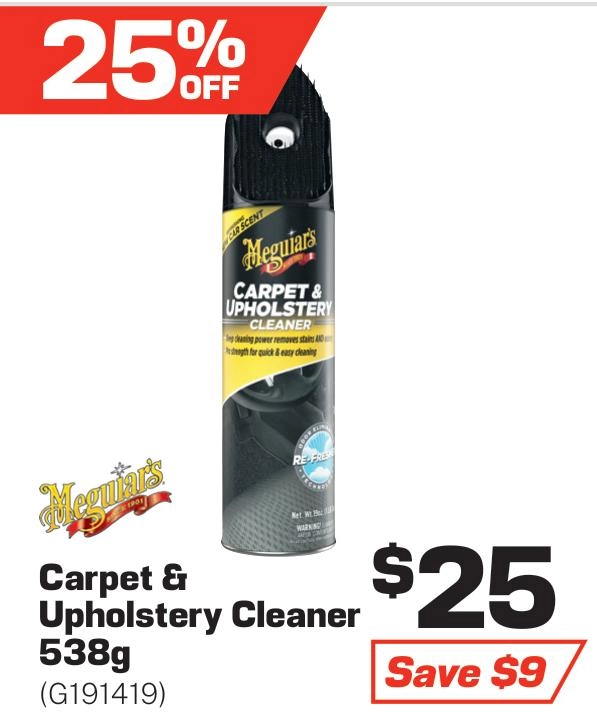 Meguiar's Carpet & Upholstery Cleaner 538g - G191419