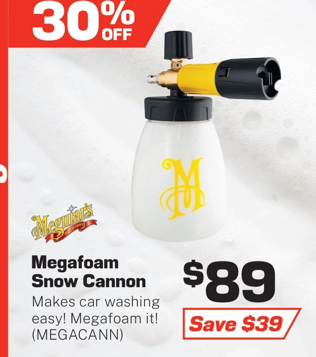 Meguiar's Mega Snow Cannon - MEGACANN