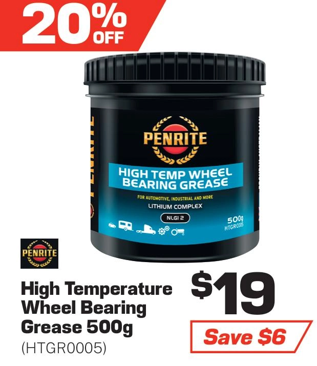 Penrite High Temperature Wheel Bearing Grease 500g - HTGR0005