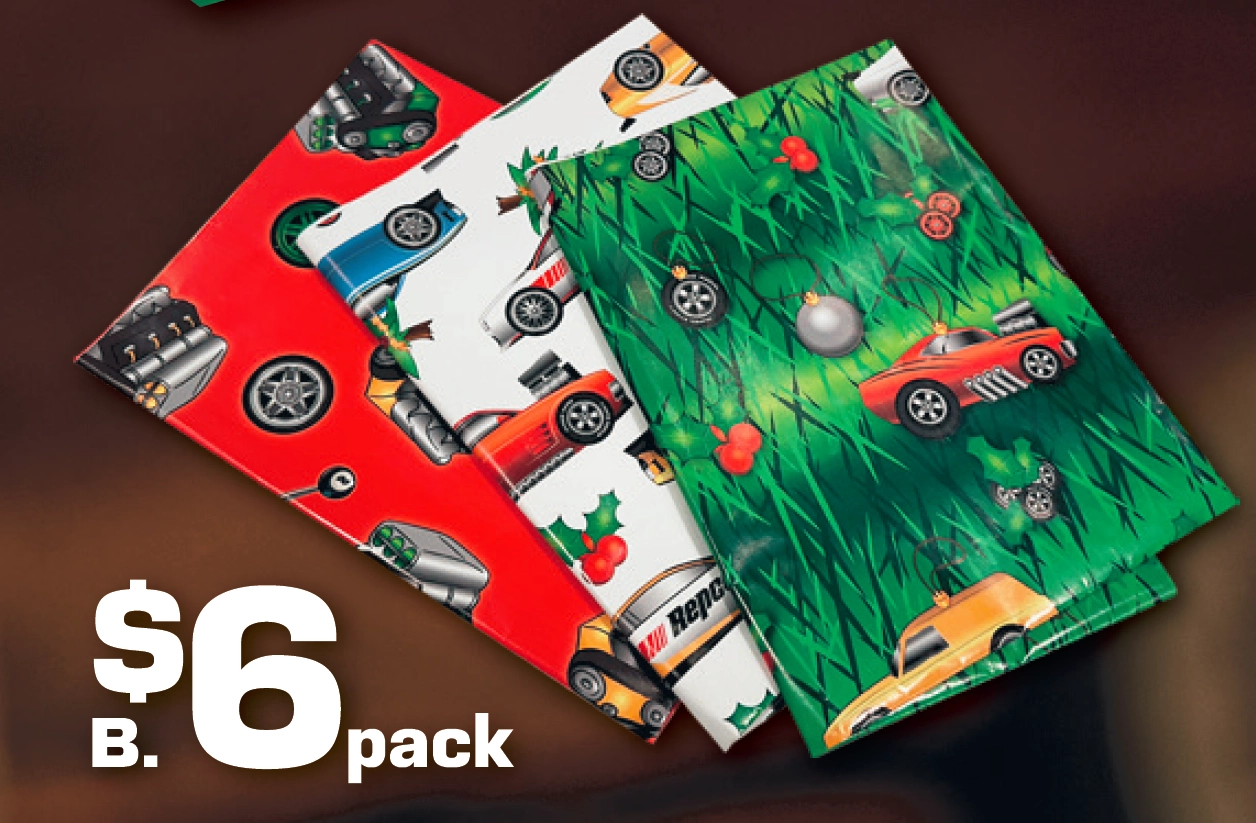 Repco Gift Wrapping Paper - 3 Pack