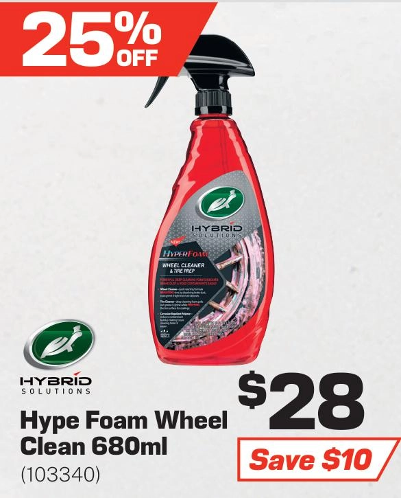 Turtle Wax Hybrid Solutions Hyper Foam Wheel Cleaner 680ml - 103340