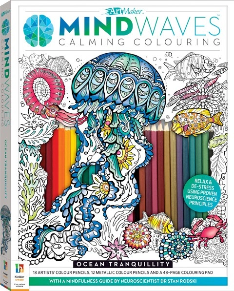 Artmaker Mindwaves Colouring Portrait Kit