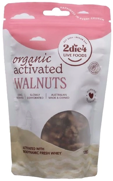 2DIE4 Live Foods Organic Activated Walnuts 275g