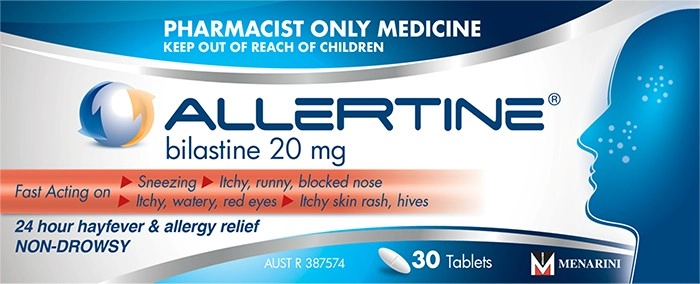 Allertine Bilastine (20mg) 30 Tablets