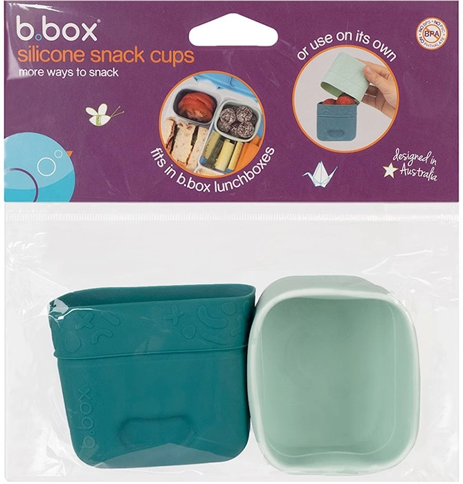 B.Box Silicone Snack Cups 2 Pack Forest