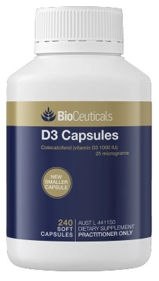 Bioceuticals D3 Capsules 240 Soft Capsules