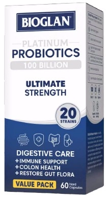 Bioglan Platinum Probiotics 100 Billion 60 Capsules