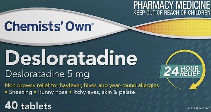 Chemists Own Desloratadine 5mg 40 Tablets