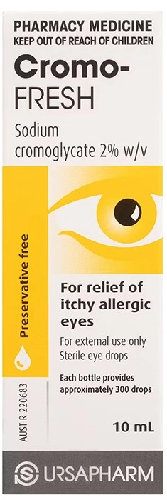 Cromo Fresh Allergy Eye Drops 10ml