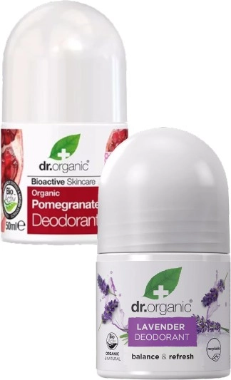 Dr Organic Deodorant Roll-On, 50ml Varieties