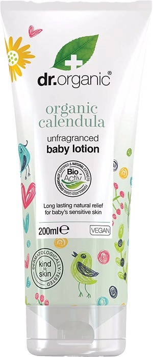 Dr Organic Organic Calendula Baby Lotion Fragrance Free 200ml