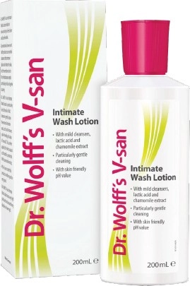 Dr Wolff's V-San Intimate Wash Lotion 200 ml