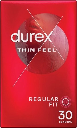 Durex Thin Feel Regular Fit Condoms 30 Pack