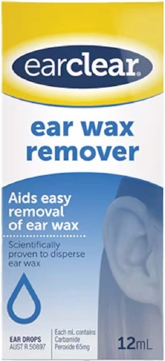 EarClear Ear Wax Removal Drops 12ml