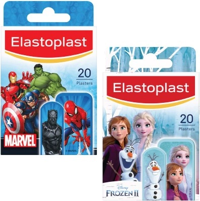 Elastoplast Frozen or Marvel Plasters 20 Strips