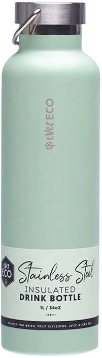 Ever Eco Insulated Stainless Steel Bottle Sage 1L